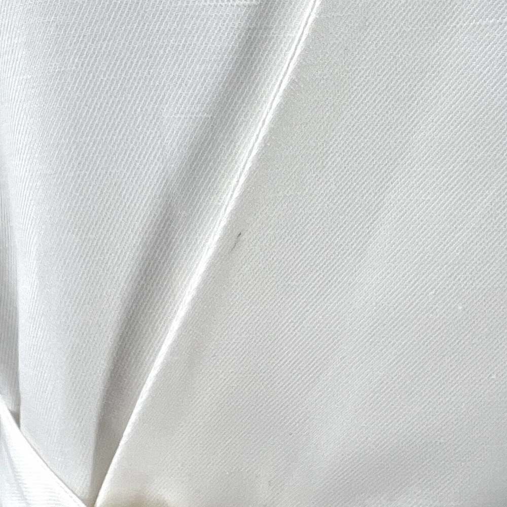 ENZA COSTA Twill Belted Jacket Womens Small Off White Linen Blazer Wrap NEW - Picture 16 of 16